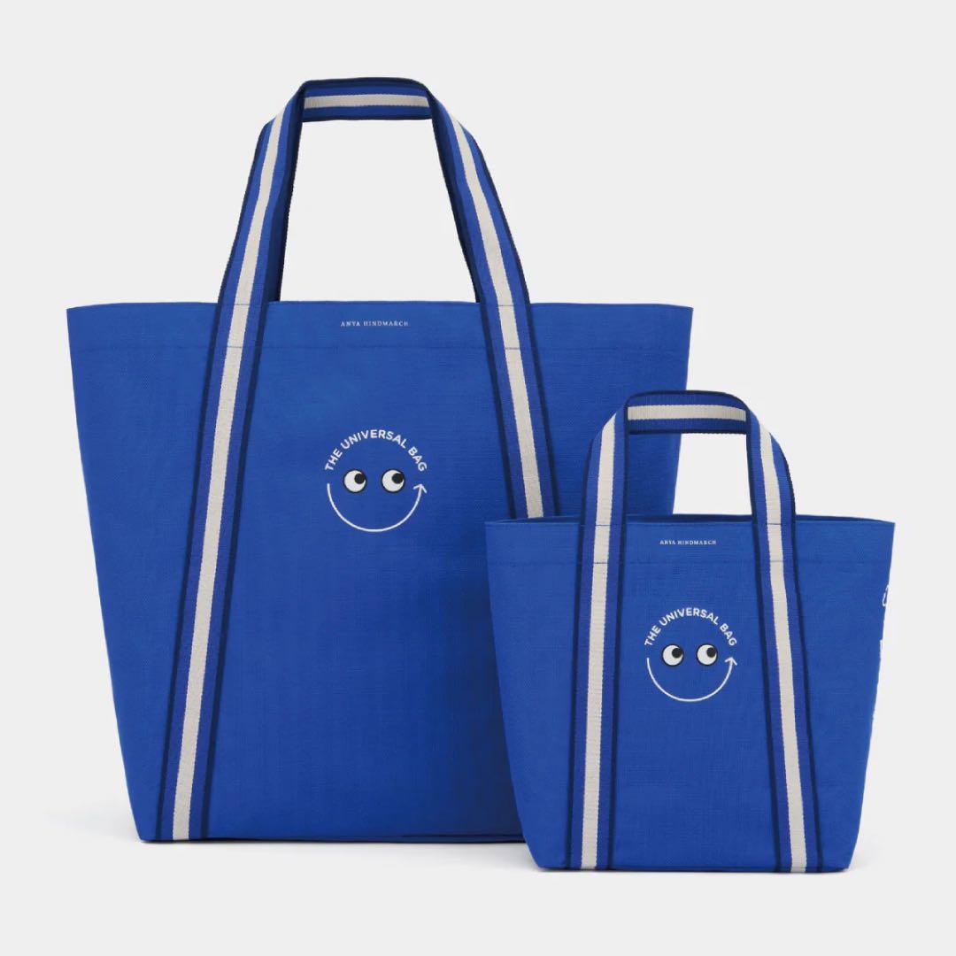 アニヤハインドマーチ コラボバッグ 英国 Bootsブルー エコバッグ　セット