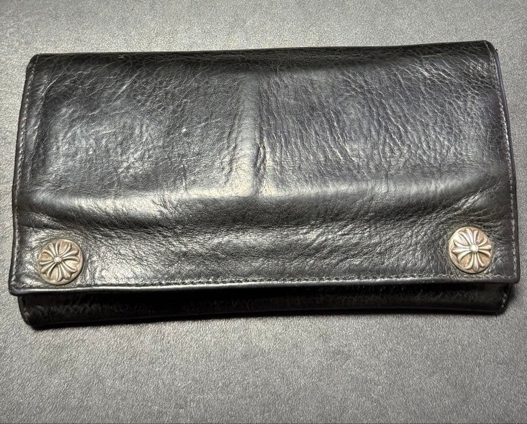 クロムハーツ グリーシー ロング ウォレット クラッチバッグ