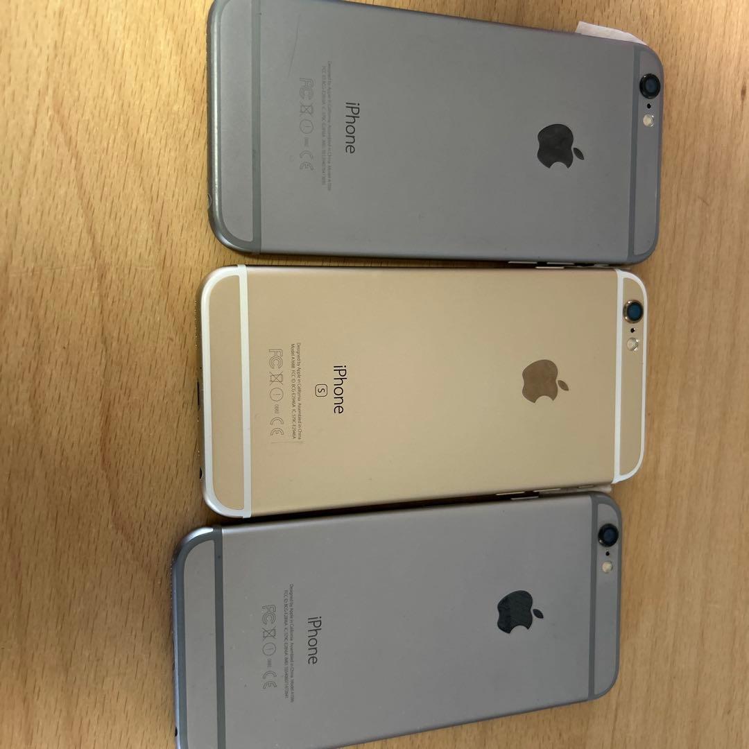 iPhone 6 、2台iPhone6s、1台　合計3台