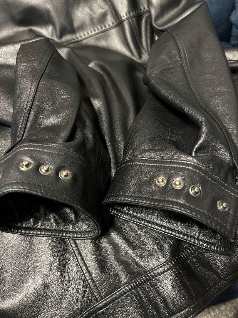 希少デザイン OHTLANCCI パッチワーク レザージャケット 本革　アウター