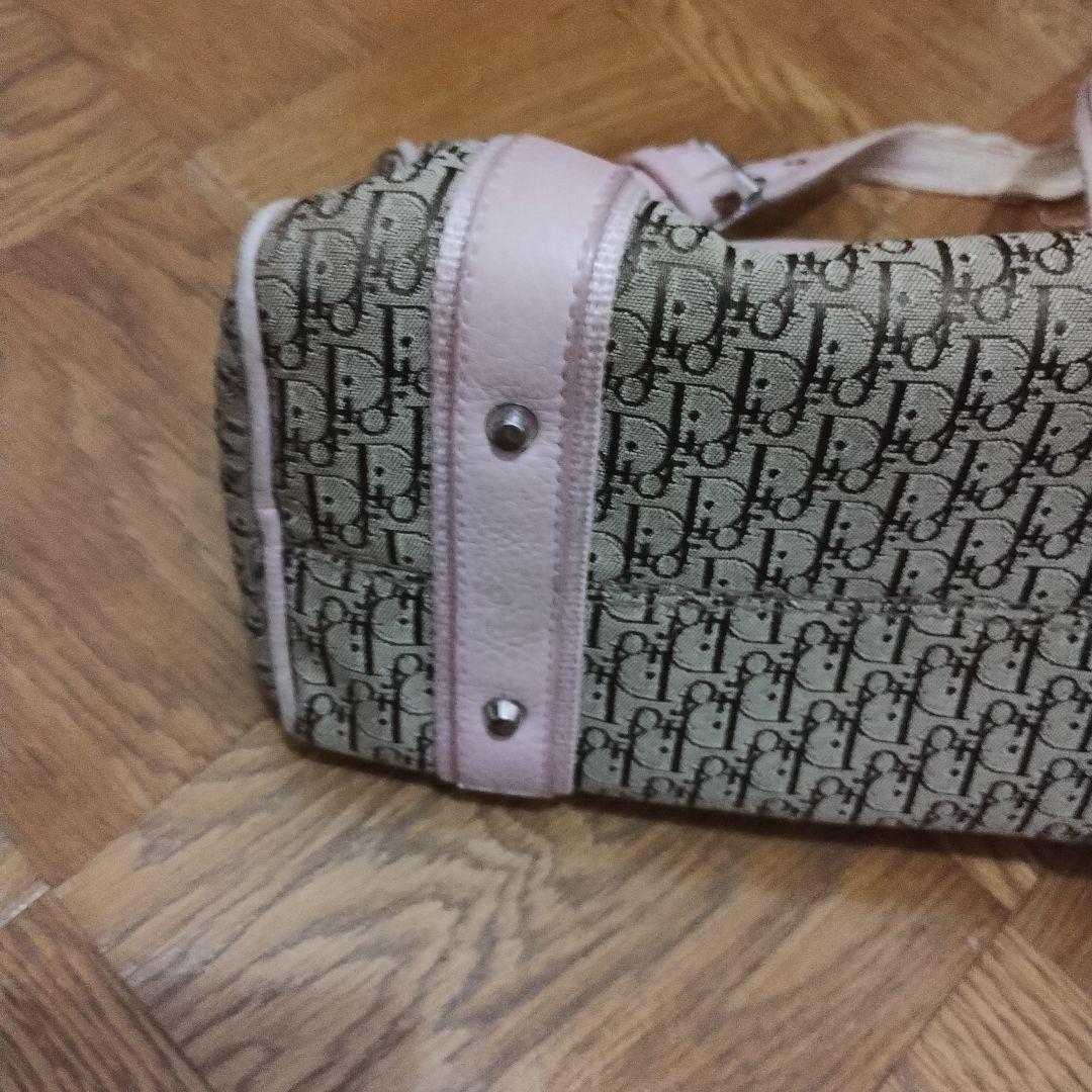 Dior ボストンバッグ ピンク/ベージュ