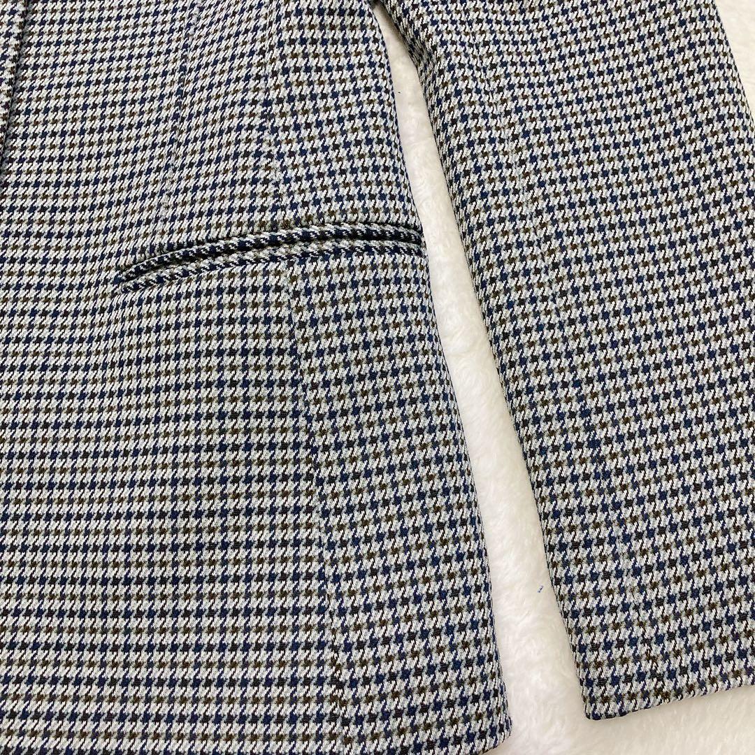 akiki アキキ チェックぺプラムジャケットFサイズ