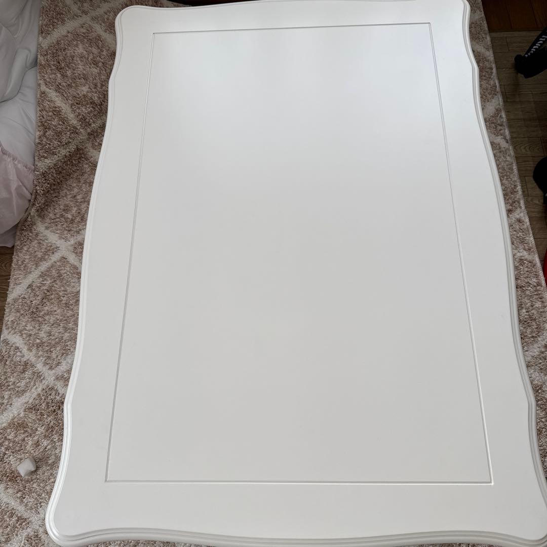こたつ 猫脚 長方形テーブル 姫系 姫家具 アンティーク風 ねこ脚美品！