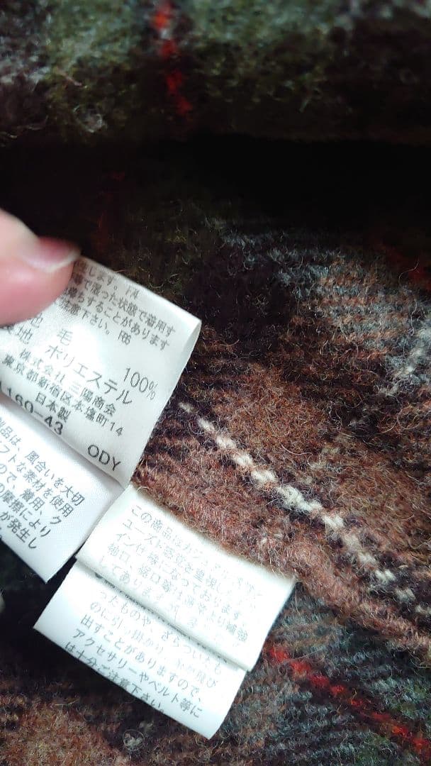 BURBERRYブルーレーベル　チェック柄ミリタリージャケット