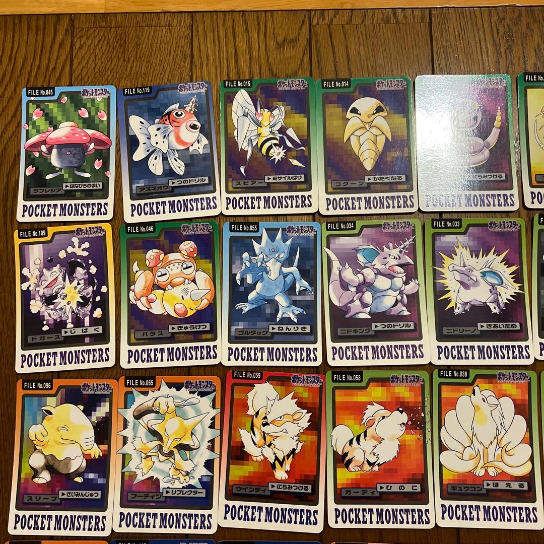 ポケモンカードダス　バンダイ　34枚セット