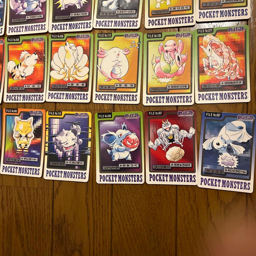 ポケモンカードダス　バンダイ　34枚セット