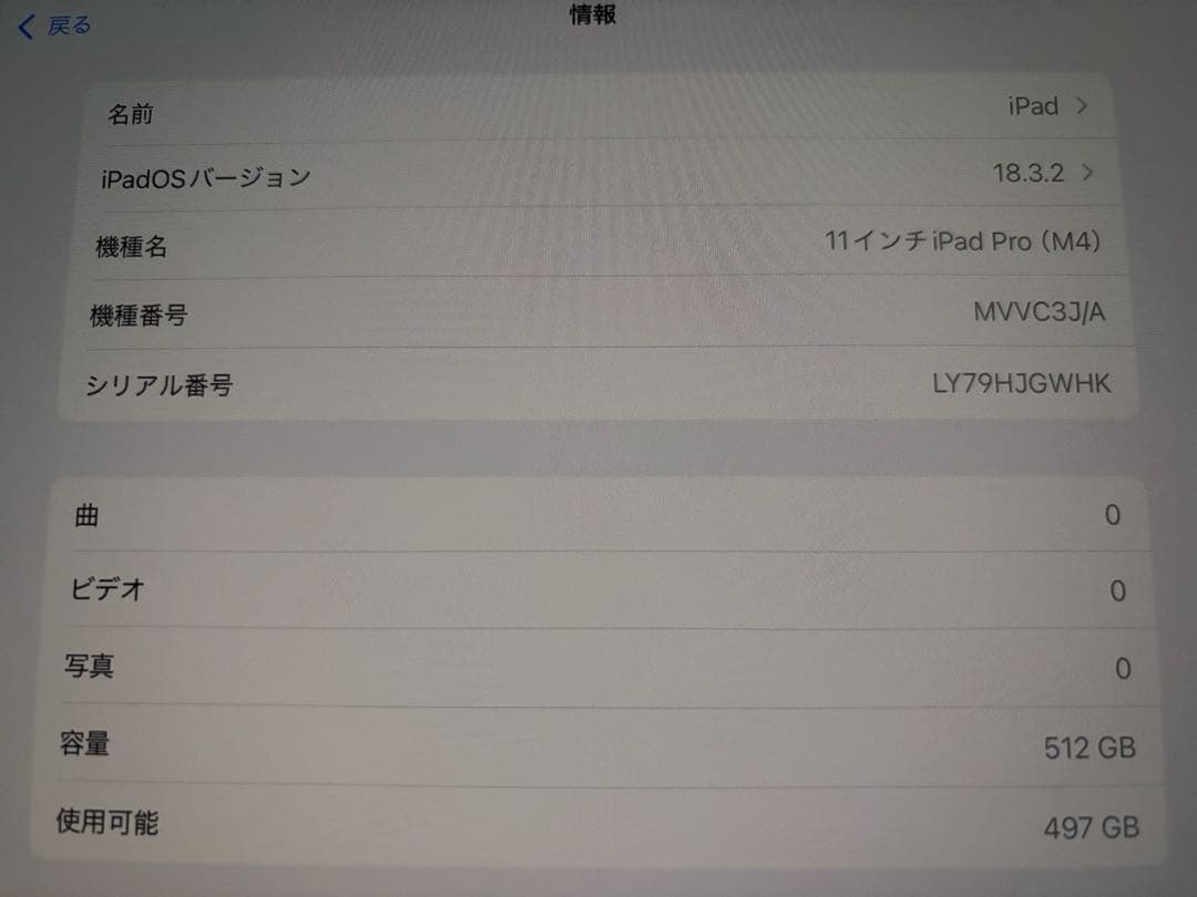 m*e様 iPad Pro M4 512GB 2024年モデル