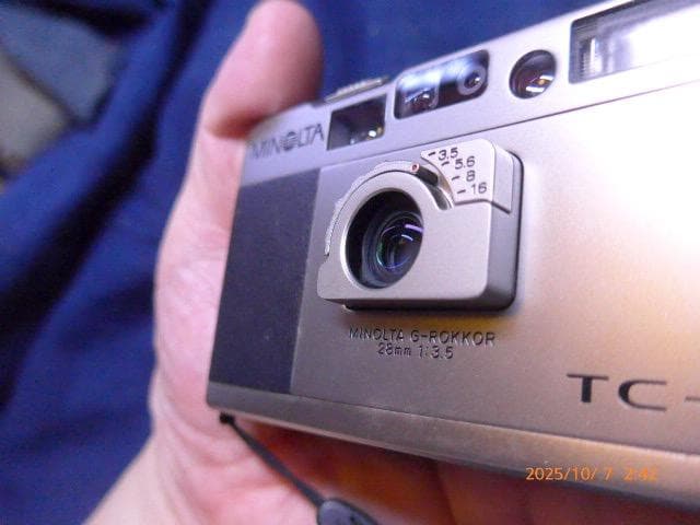 momo&mikan　MINOLTA TC-1 フィルムカメラ 取扱説明書