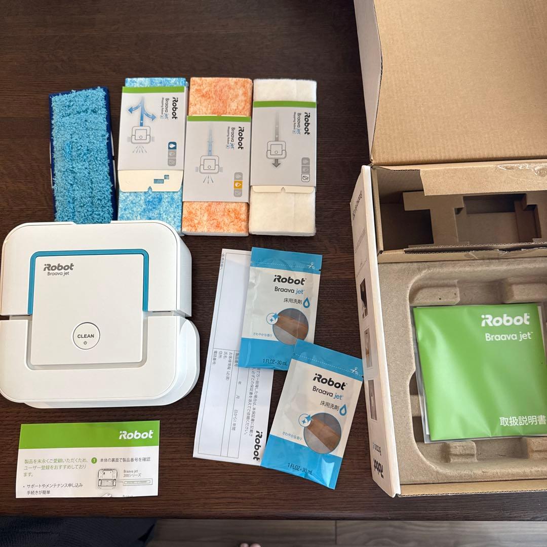 【開封済•未使用】iRobot Braava jet 250 本体セット