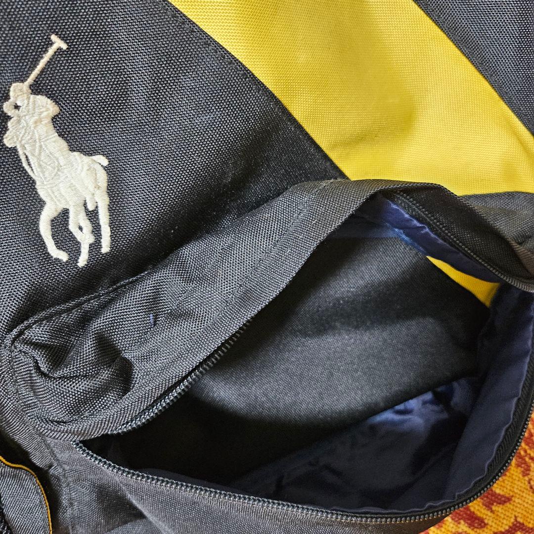 人気商品☆ラルフローレンリュック POLO RALPH LAUREN 黒/黄色