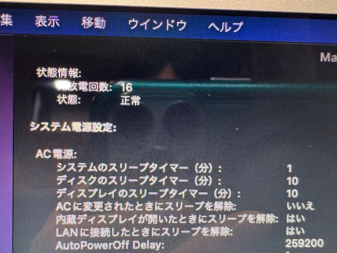 MacBook本体 MacBook Air 2015 8GB 256GB