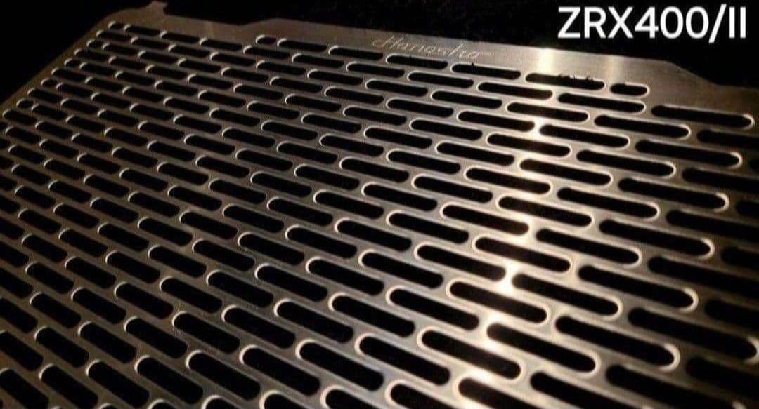 Hanasho ZRX400/II ラジエーターコアガード ステンレス材