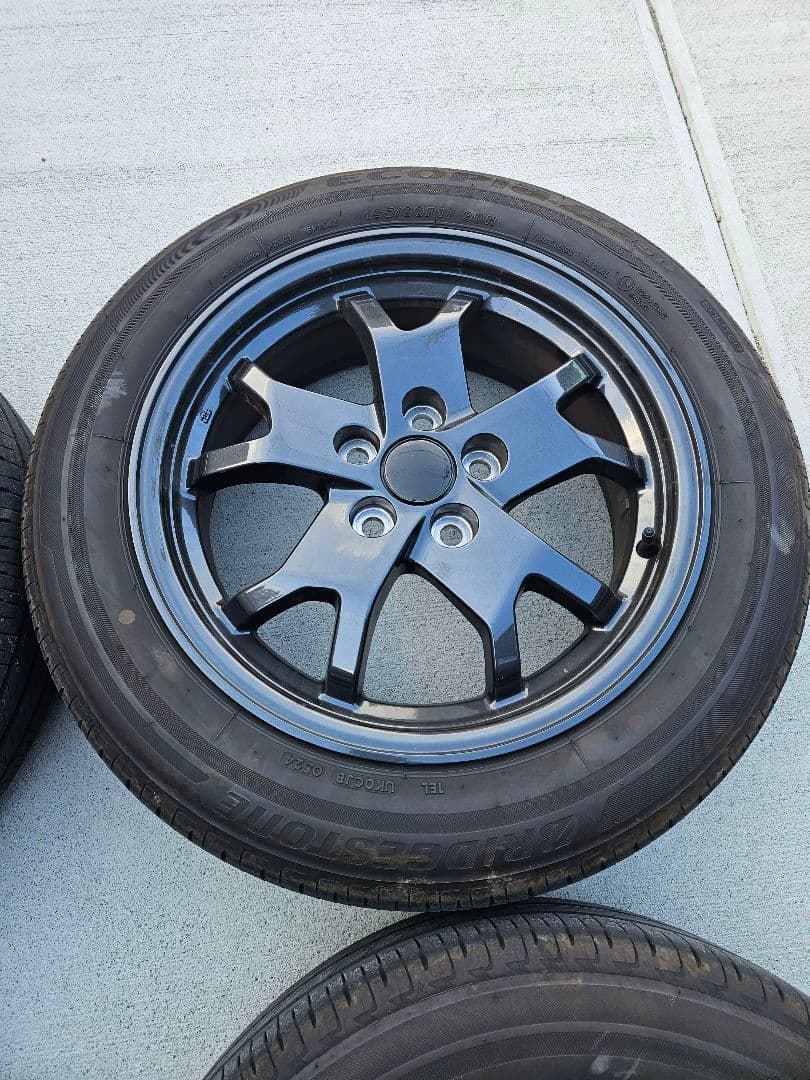 60プリウス　Uグレード純正ホイール　深溝