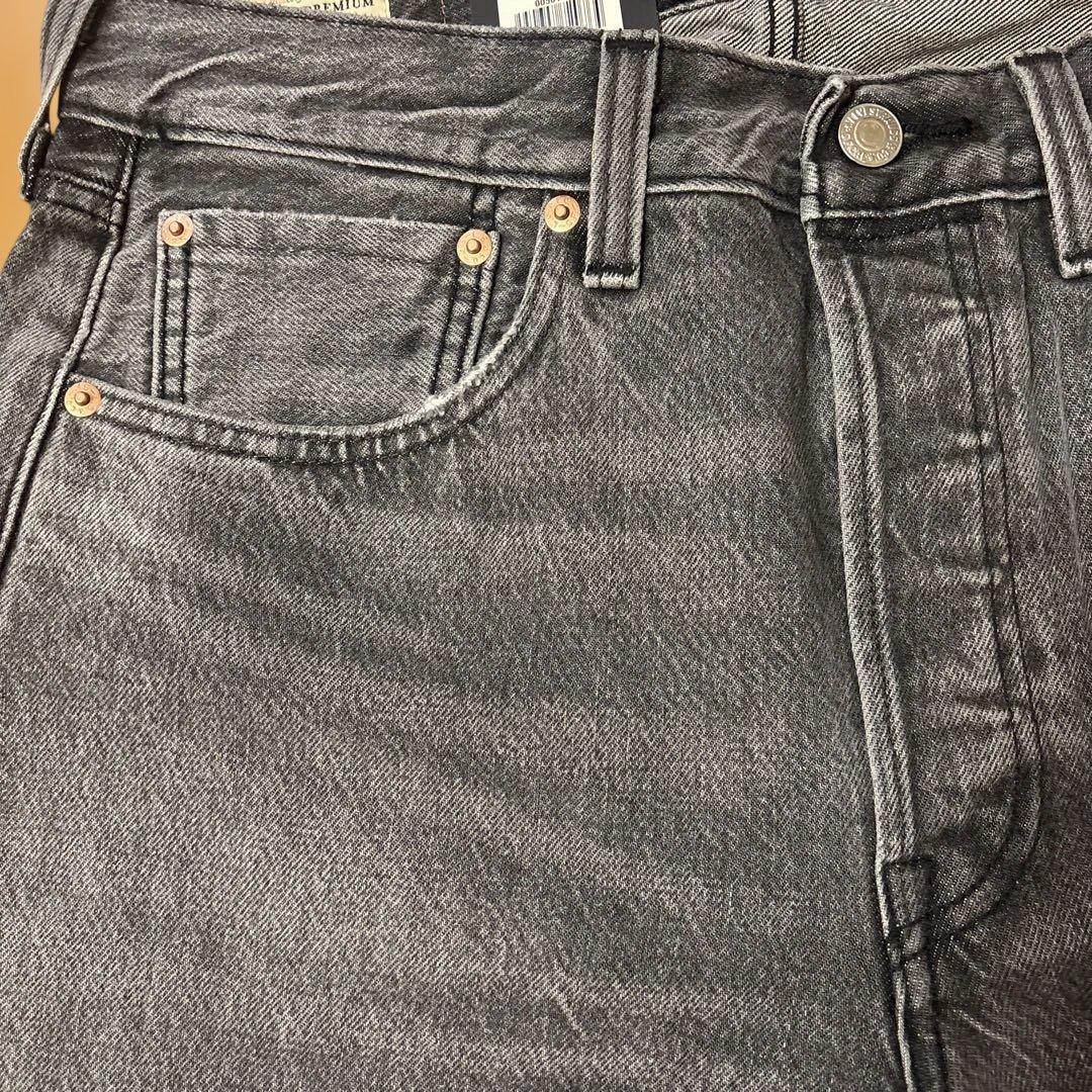 Levi's 501 W32 L32セルビッジ ブラックデニム