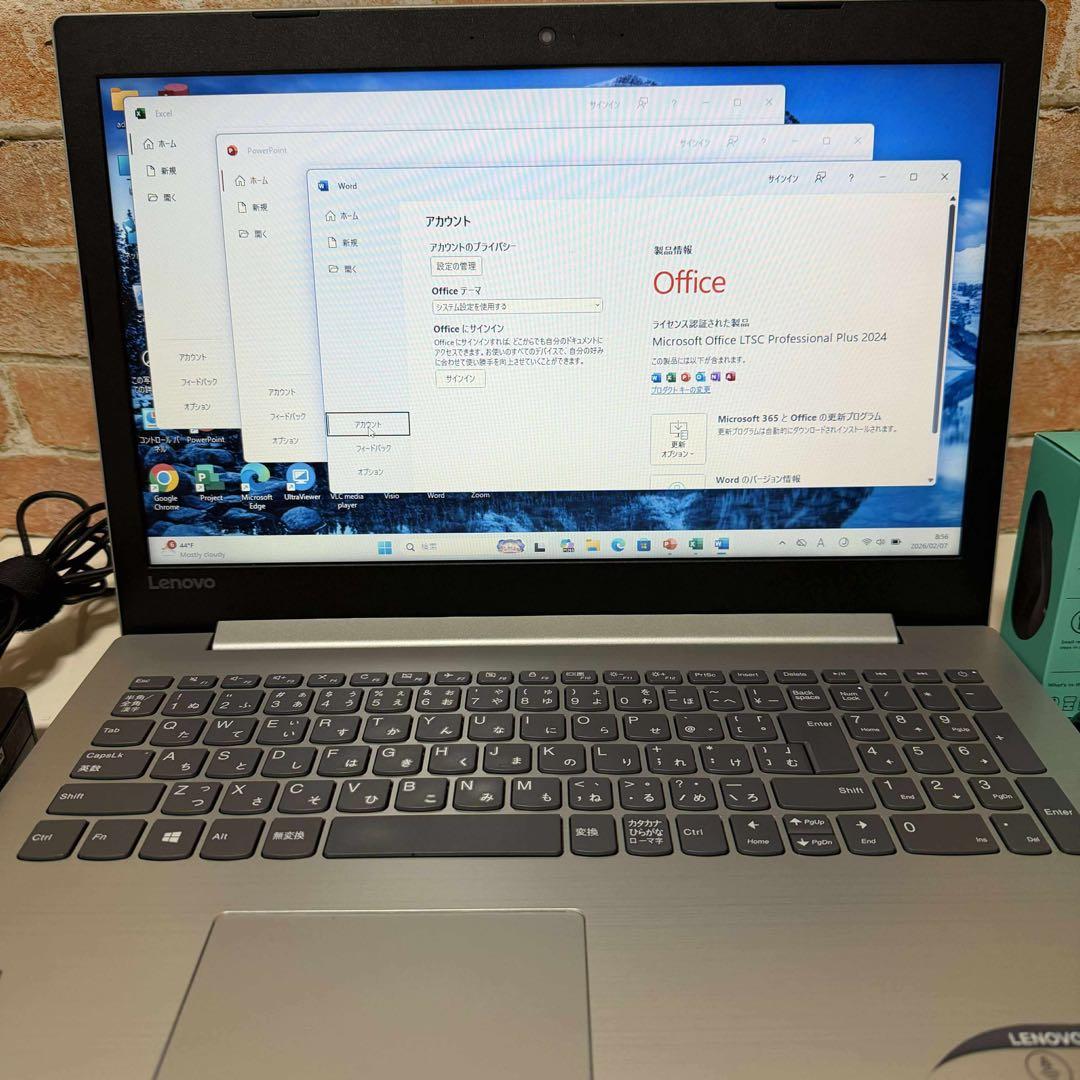 LENOVOノートPC Webカメラ Windows11 オフィス付き