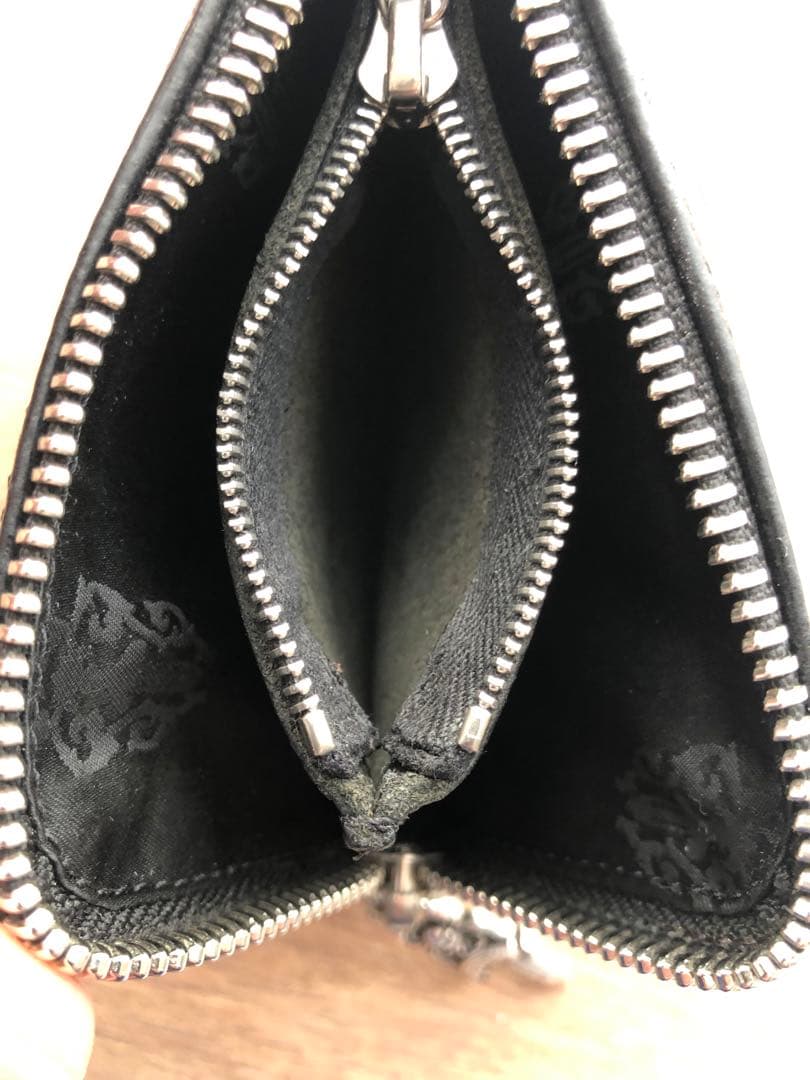 クロムハーツ TINY ZIP タイニージップ セメタリー クロス 財布
