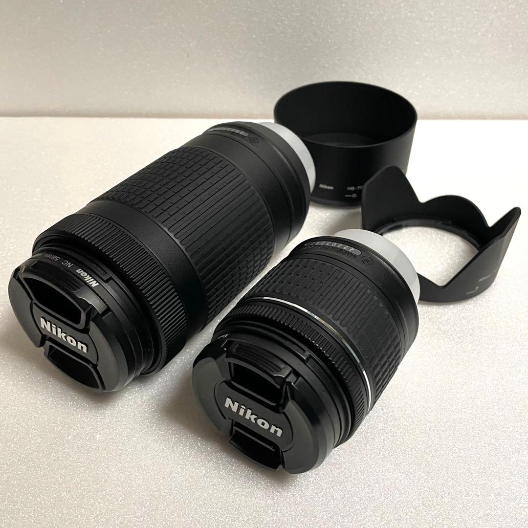 美品 Nikon ニコン D5600 デジタル一眼レフカメラ ダブルズームキット