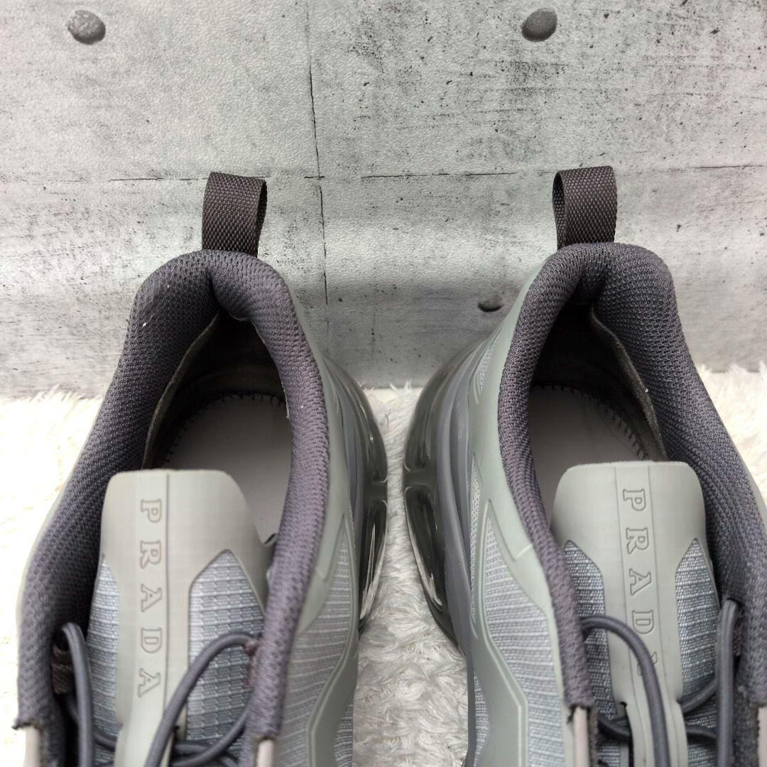 【極美品 箱付 近年モデル】プラダ　4E3570　コリジョンクロス　スニーカー