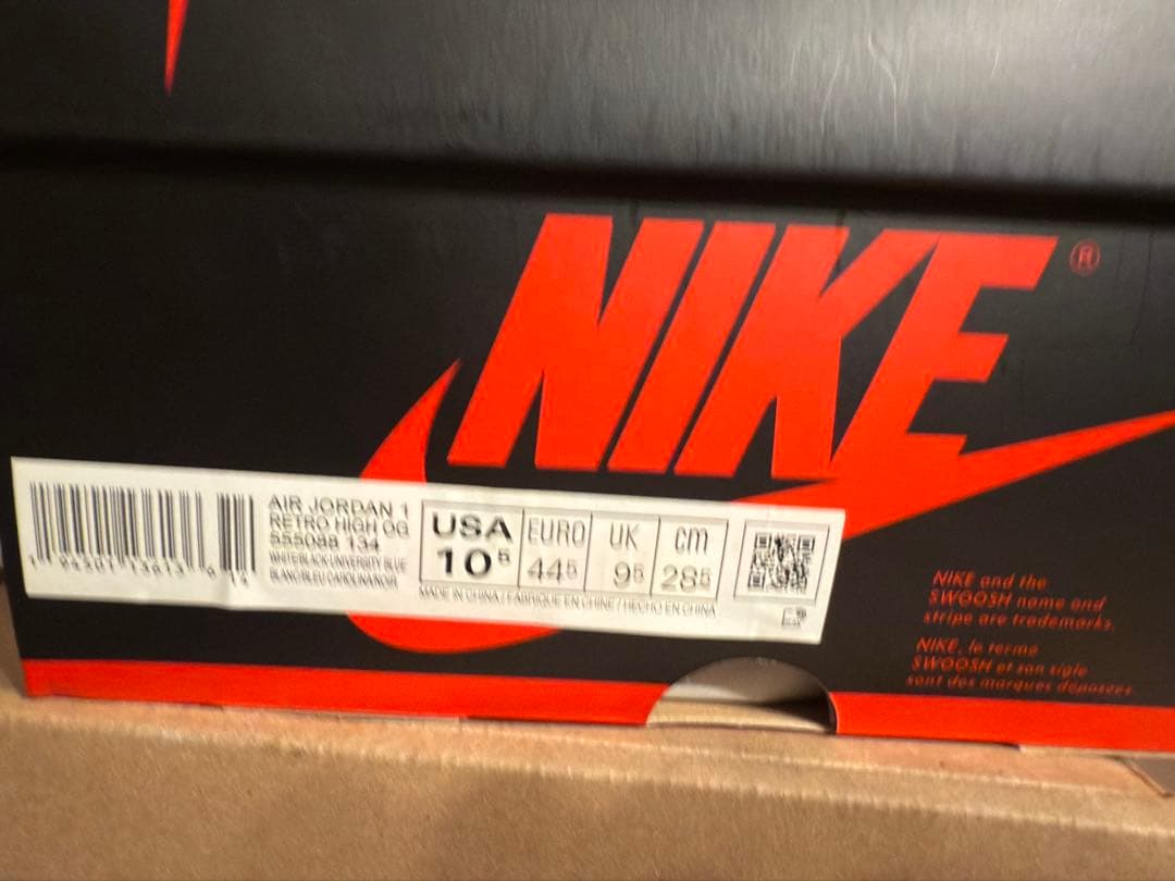 靴 Nike Air Jordan 1 Retro High OG 28.5