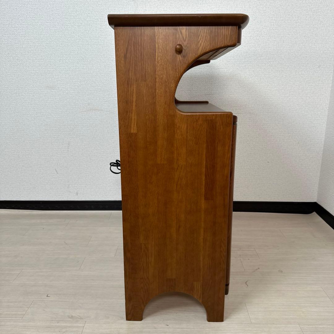 マルニ木工 天然木 電話台 花台 レンジ台 サイドチェスト キャビネット i4※