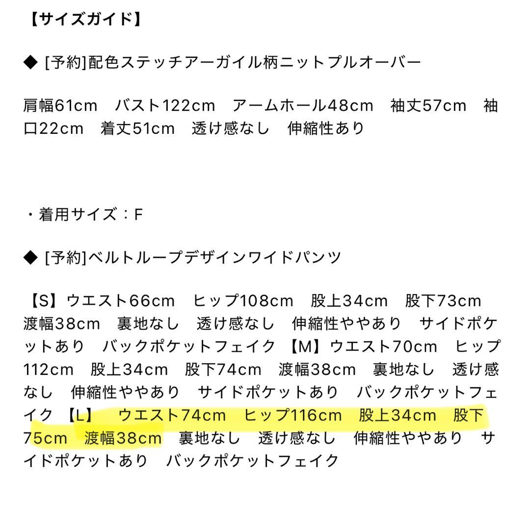 lumier ニットプルオーバー　ベルトループデザインワイドパンツ　セット