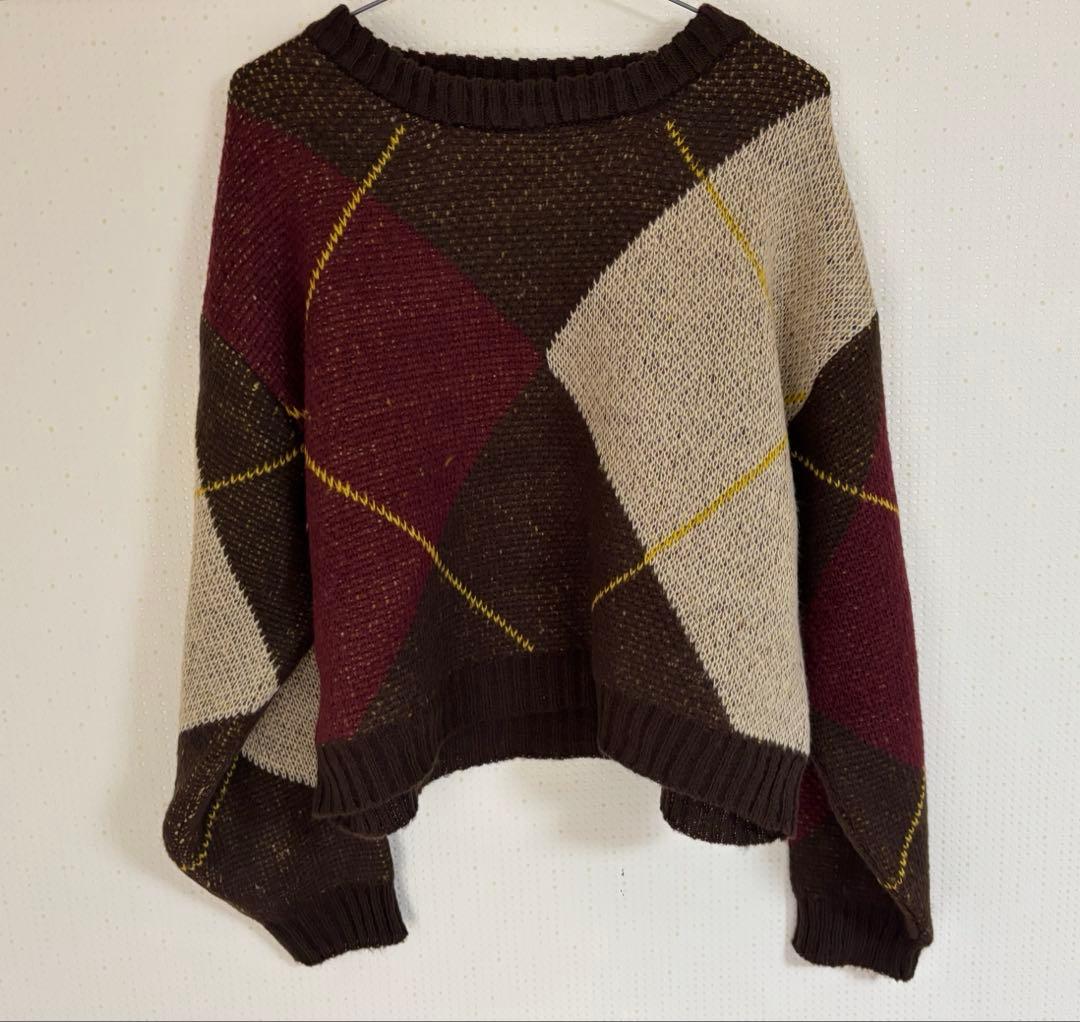 lumier ニットプルオーバー　ベルトループデザインワイドパンツ　セット