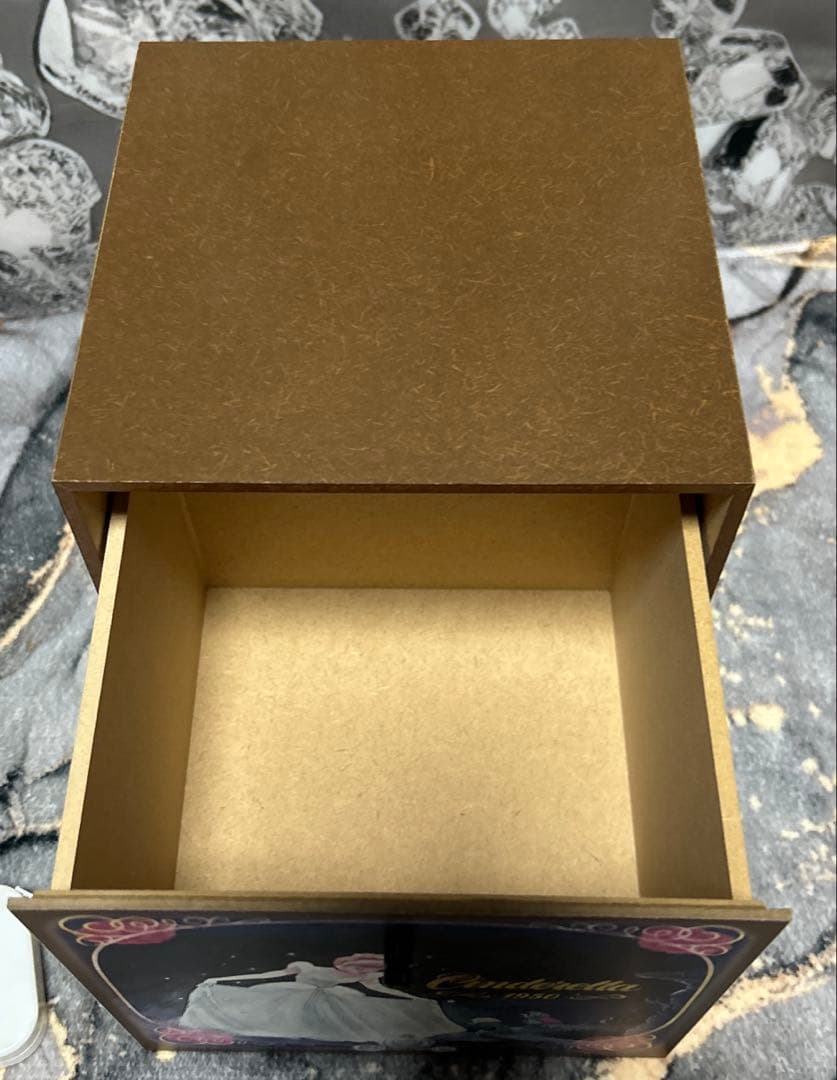 d*2様 ディズニー 木製 引き出し シンデレラ・ピーターパン 小物入れボックス