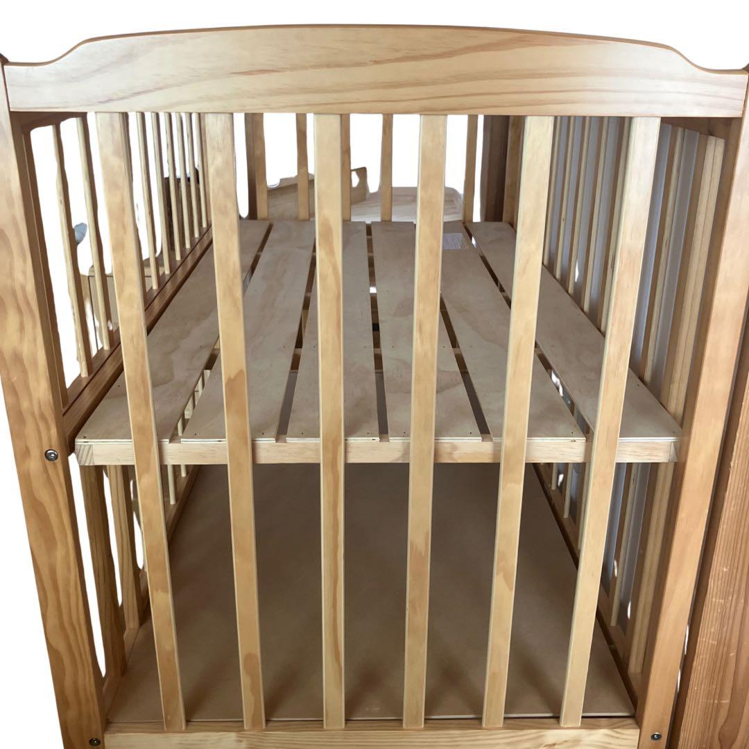 美品✨　大和屋　ベビーベッド　フロール