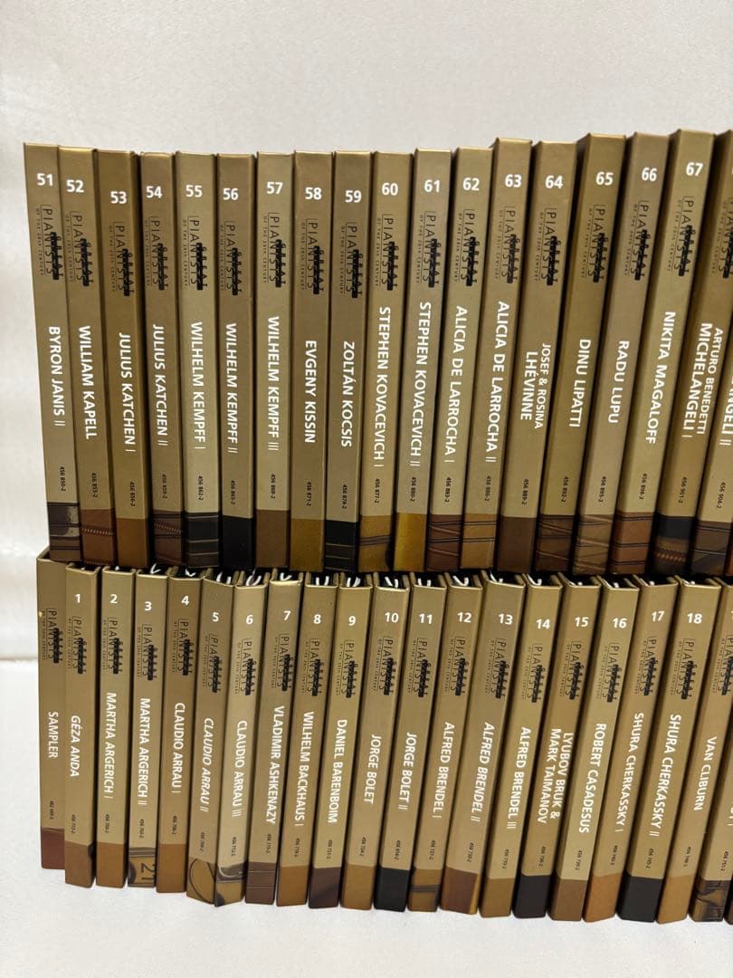 20世紀の偉大なピアニストたち　全101巻　CD202枚セット