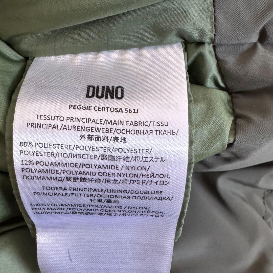【DUNO】ダウン ペギー グリーン38 カーキ　23AW