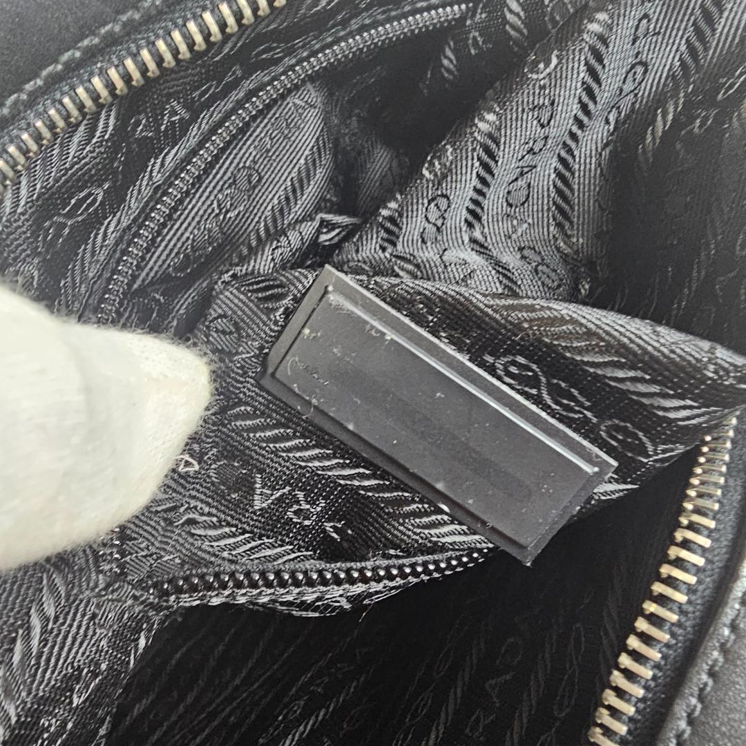 希少 PRADA フェルト トートバッグ チャコール 42