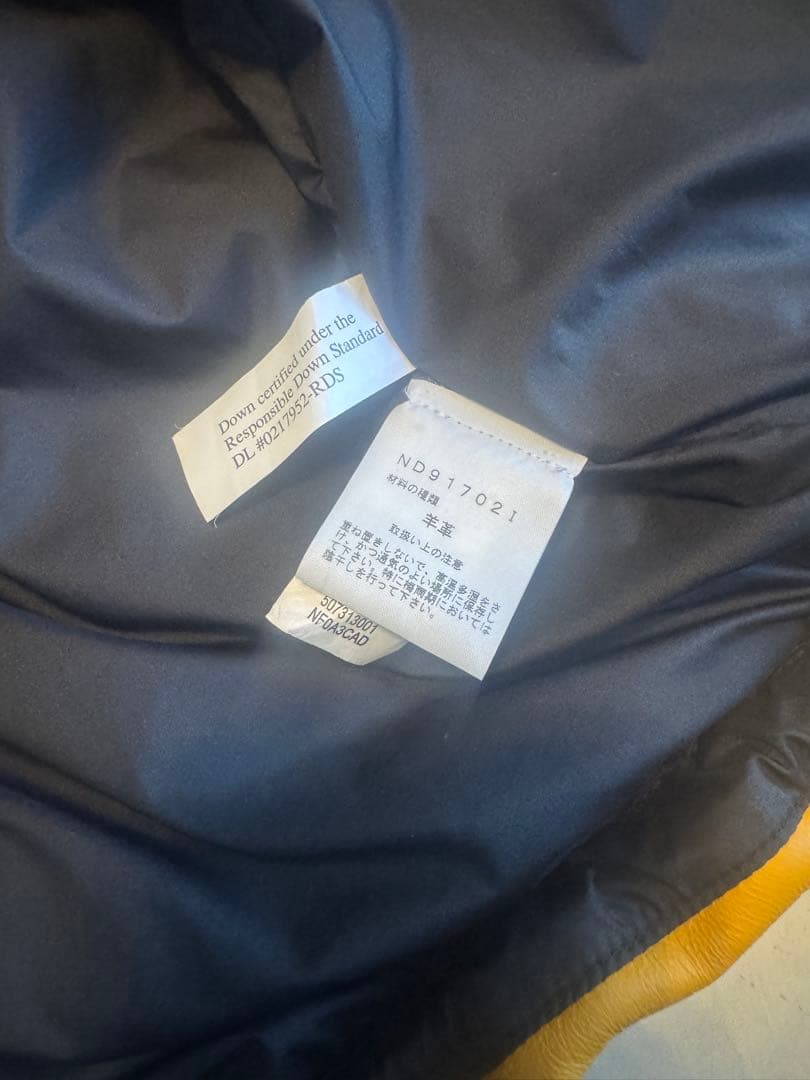 【L】国内正規品SupremeNorth Face Leather Nuptse