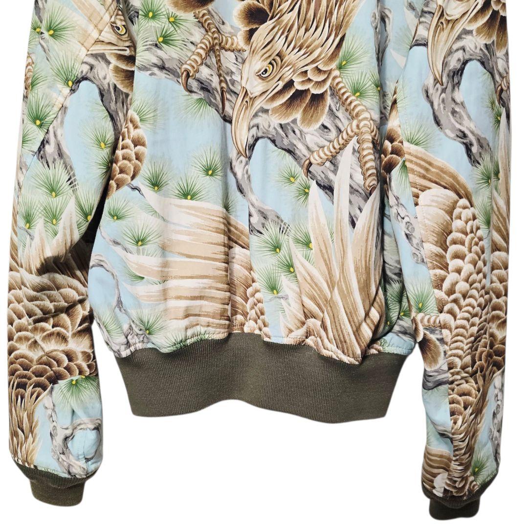 RRL ダブルアールエル リバーシブル MA-1 スカジャン 和柄 鷹