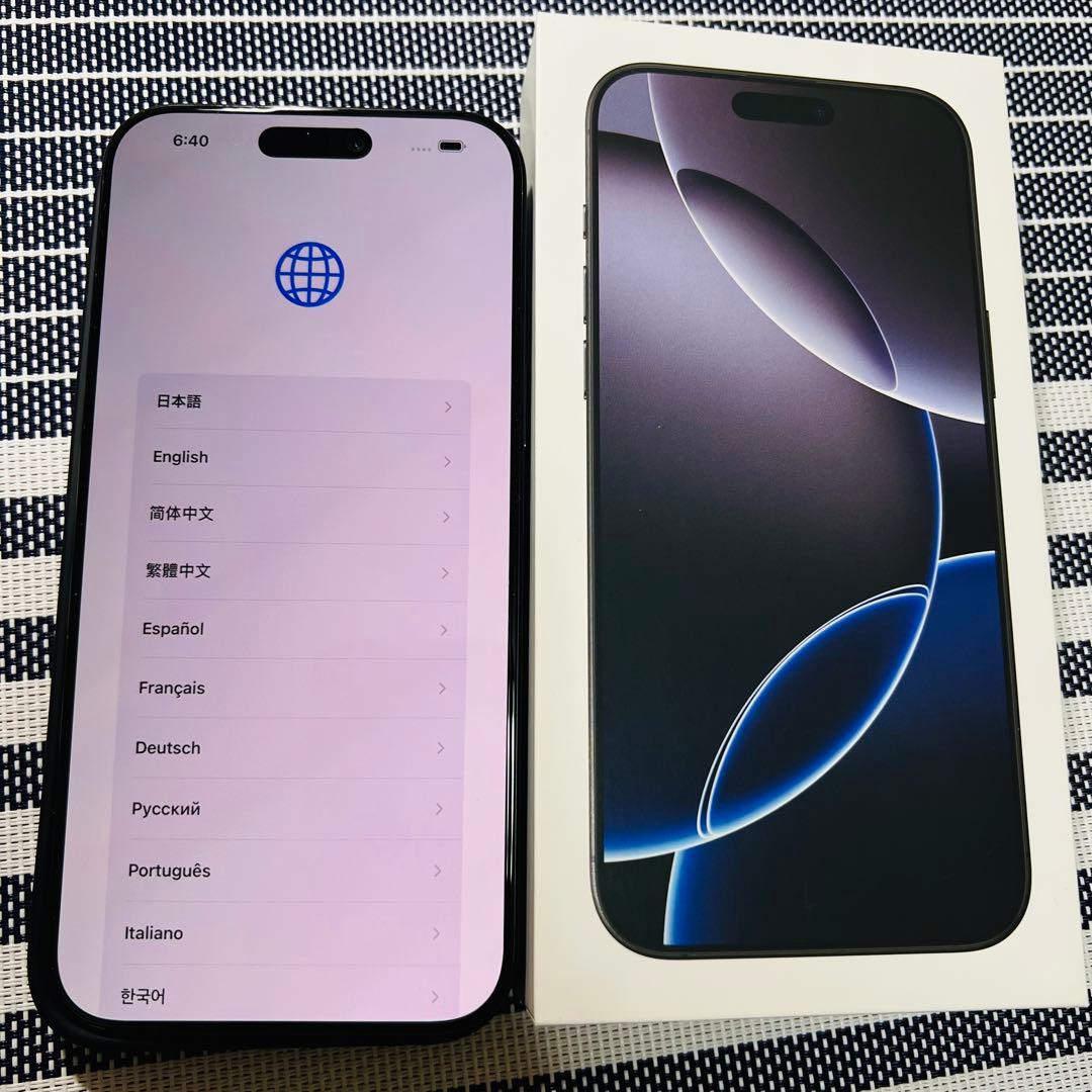 スマートフォン本体 Iphone 16 promax