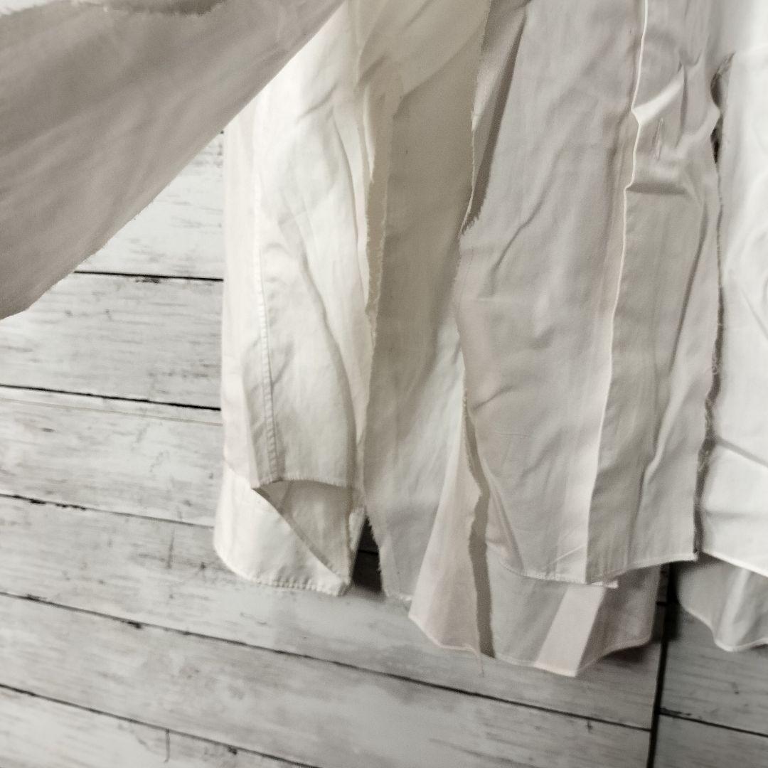 AD2014 コムデギャルソンオムプリュス 短冊シャツ 切りっぱなし