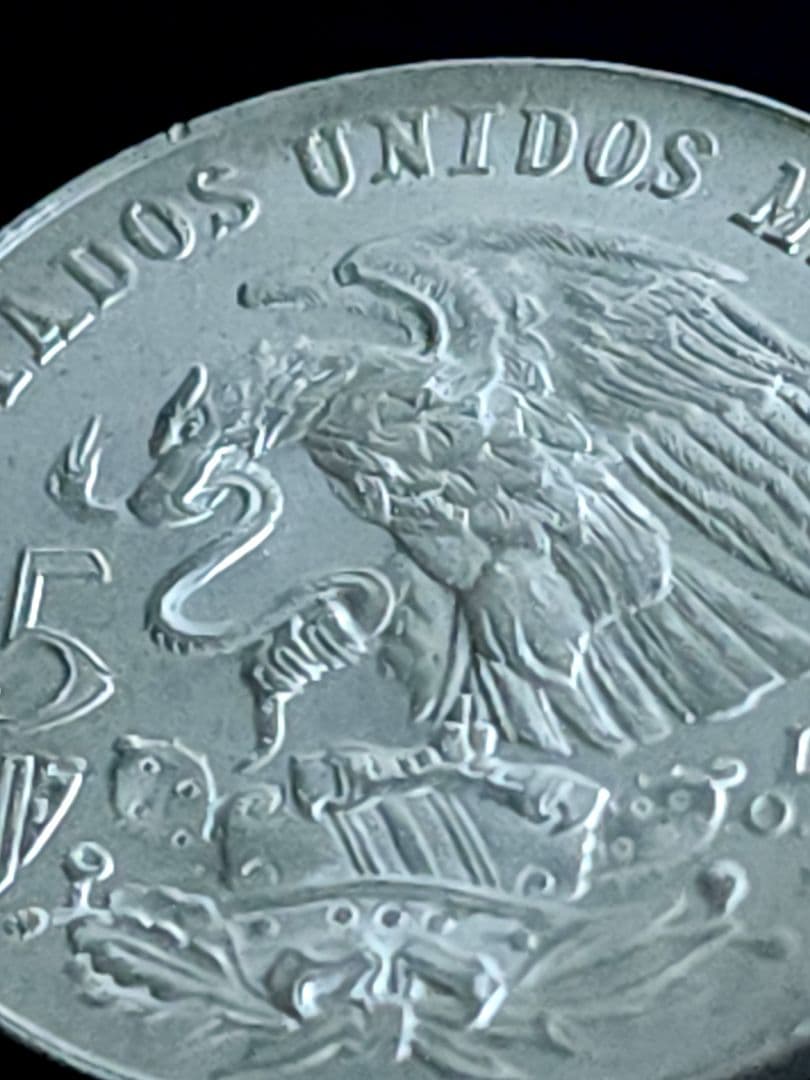 メキシコオリンピック 記念 25ペソ銀貨　1968年
