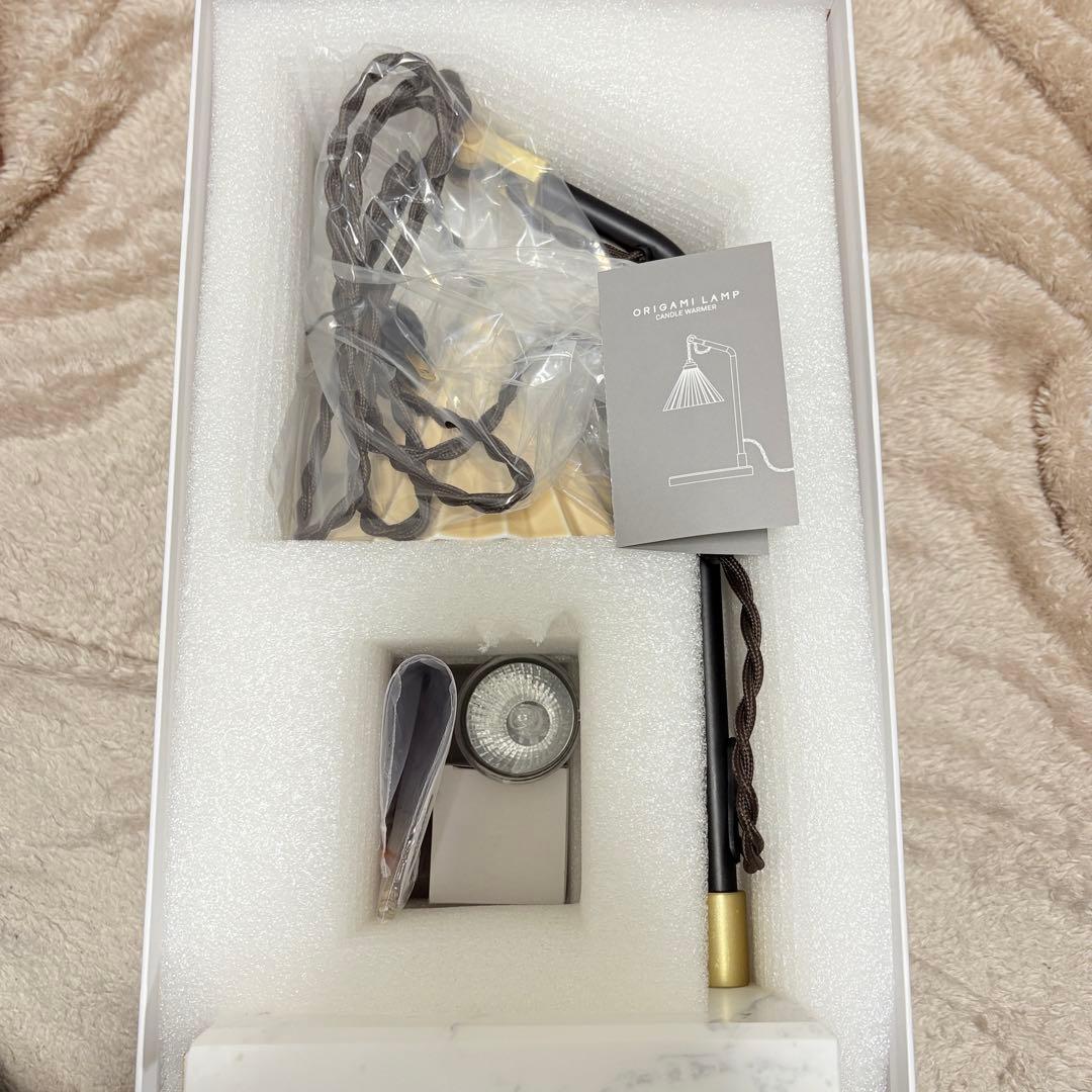 ORIGAMI LAMP キャンドルウォーマー マットベージュ