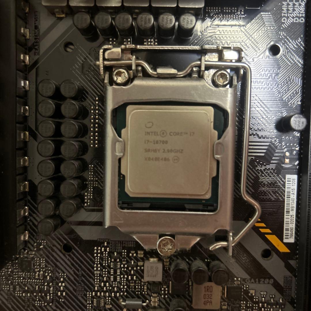 core i7 10700 マザーボードメモリセット