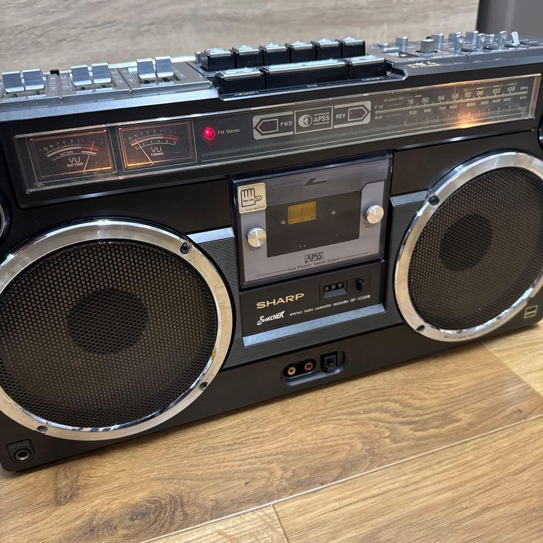 【希少】SHARP ステレオラジカセGF-303SB