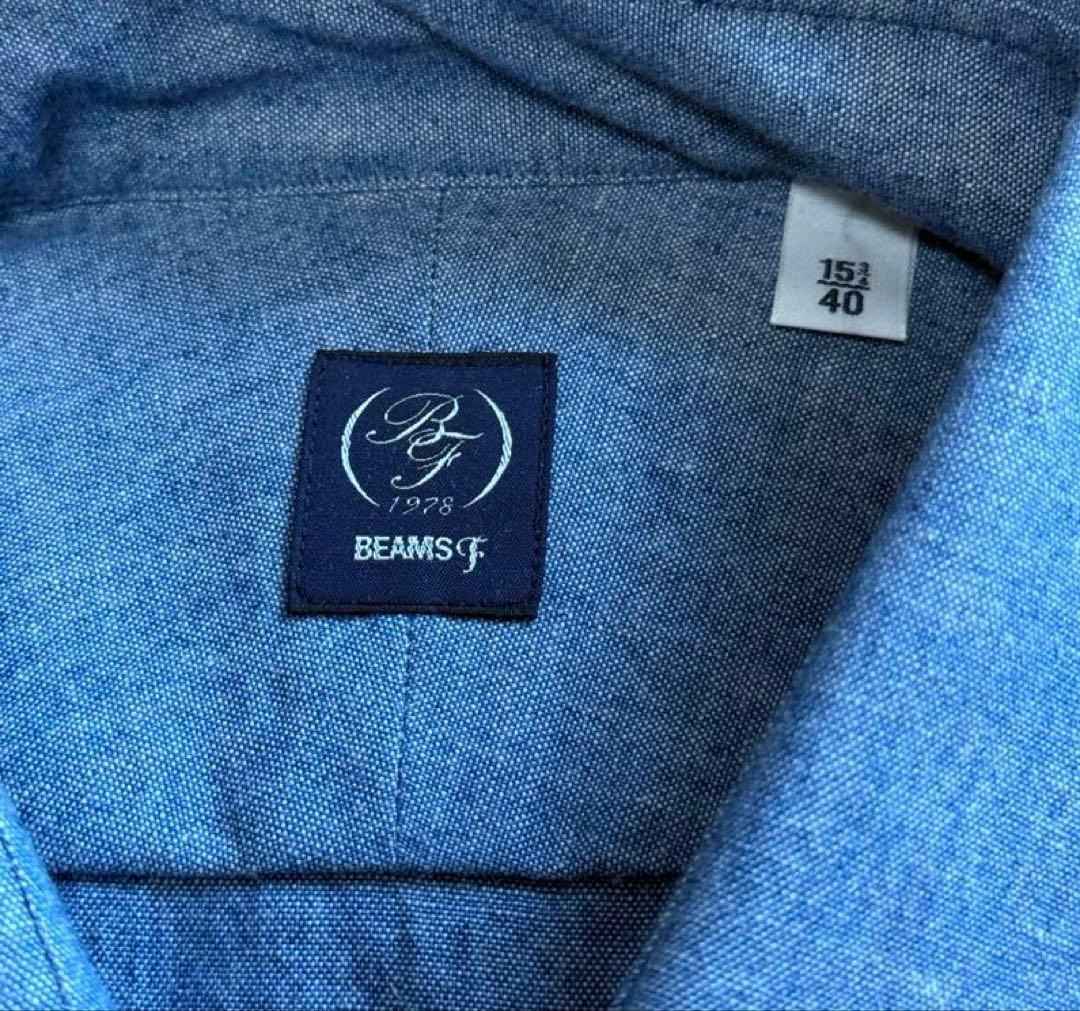 yama hige Beams F ドレスシャツ　ワイシャツ　インディゴ