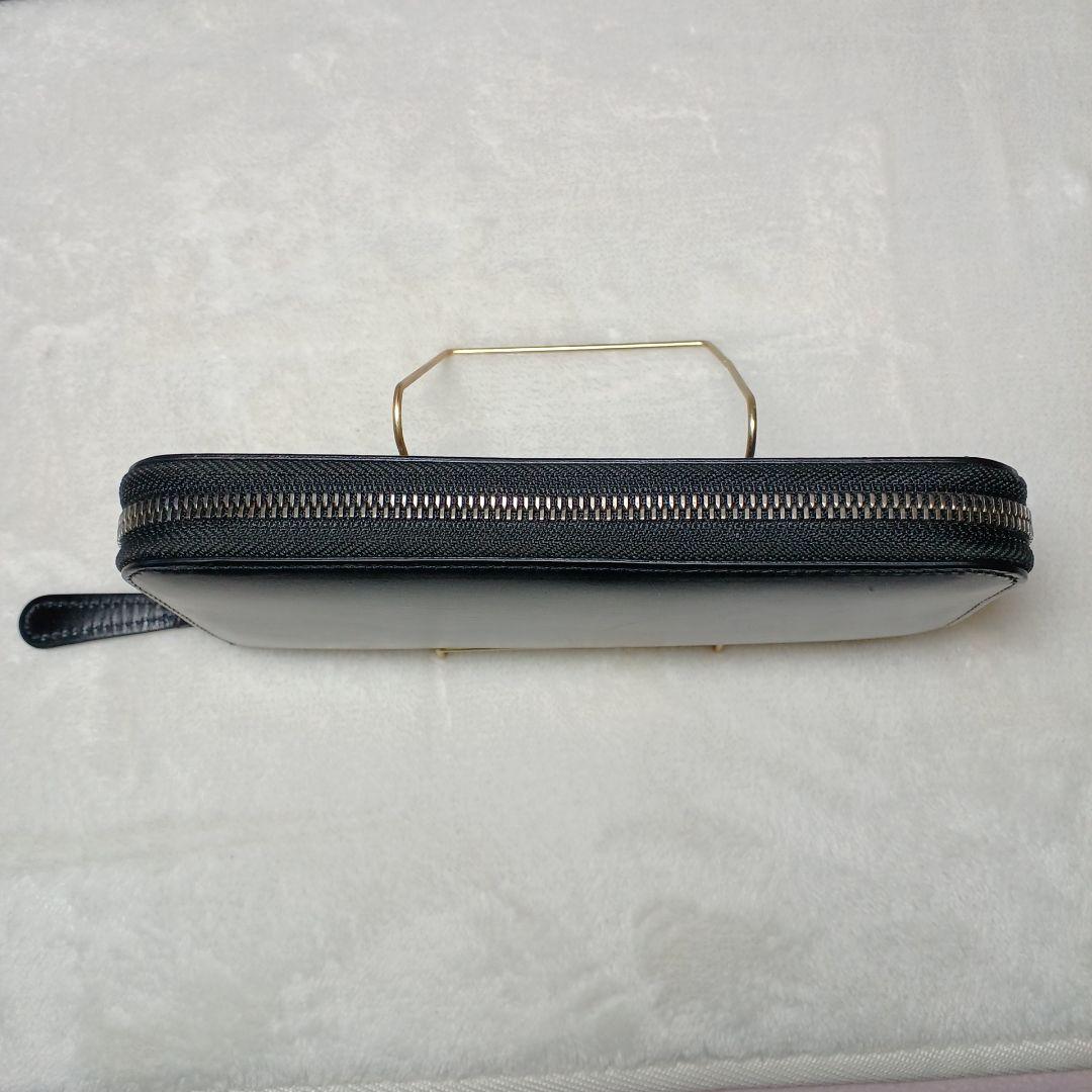 美品　Alt81 オルト81 ラウンドジッパーレザー長財布　黒