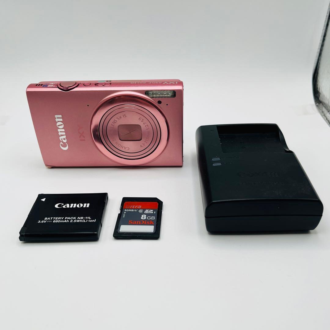 【動作確認済み】Canon　IXY430F　ピンク　デジカメ
