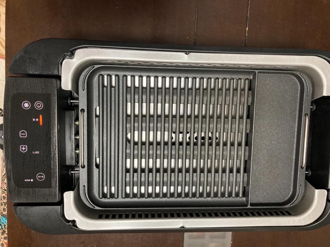 山善 煙の少ない焼き肉グリル -吸煙機能付き- YGMC-FXT130