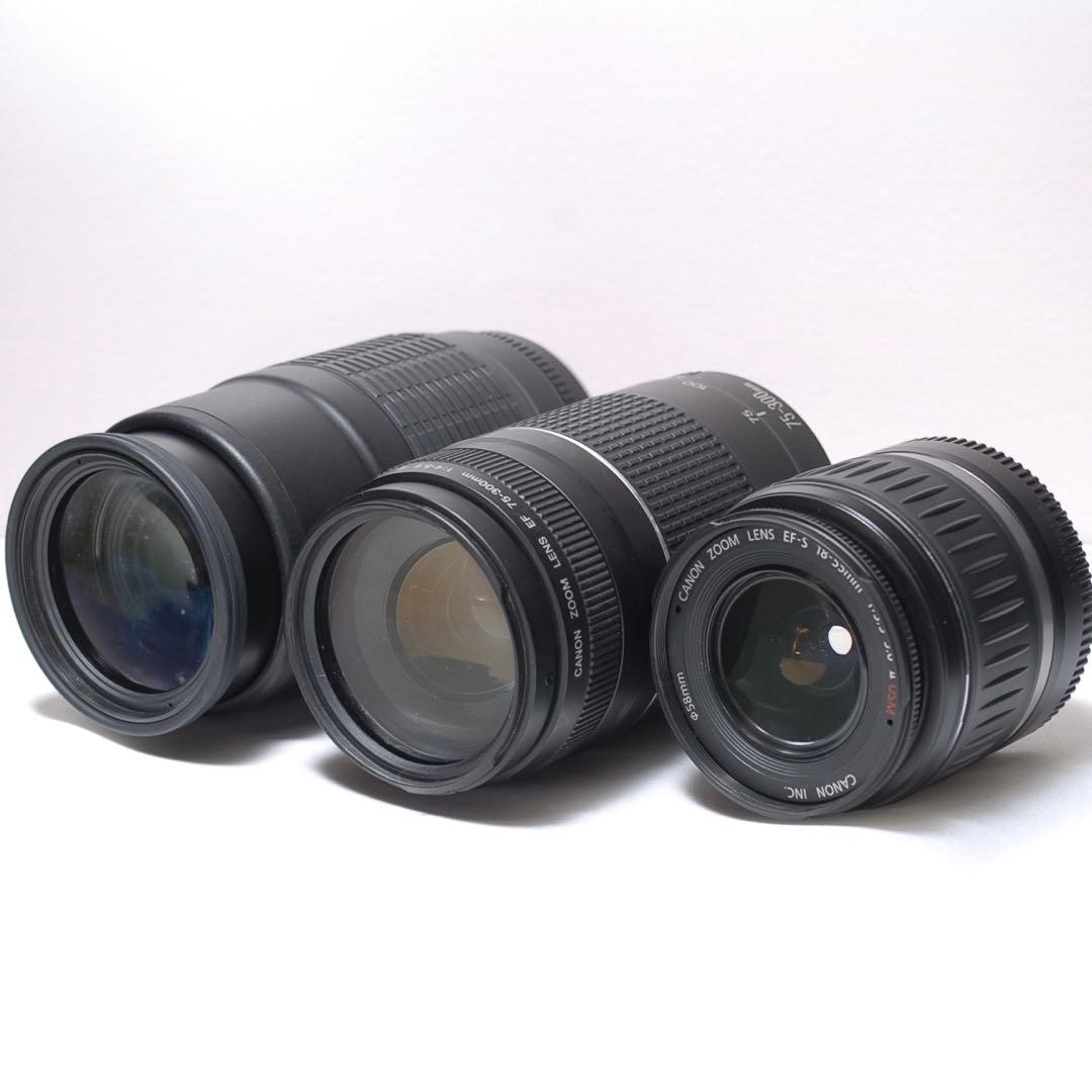 ✨美品✨Canon Kiss X10✨高性能＆超望遠✨トリプルレンズレンズ✨