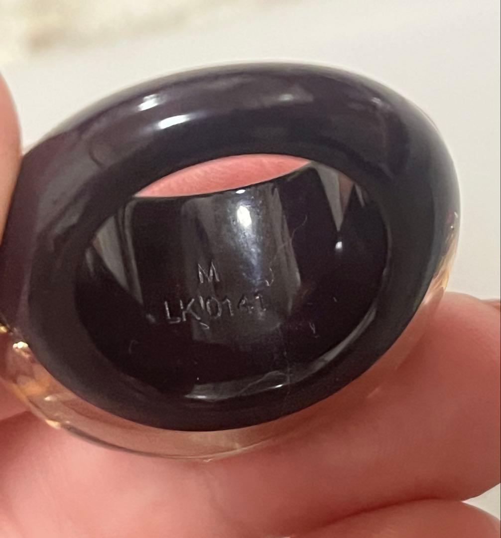 美品　ルイヴィトン LV バーグアンクルージョン モノグラム リング M