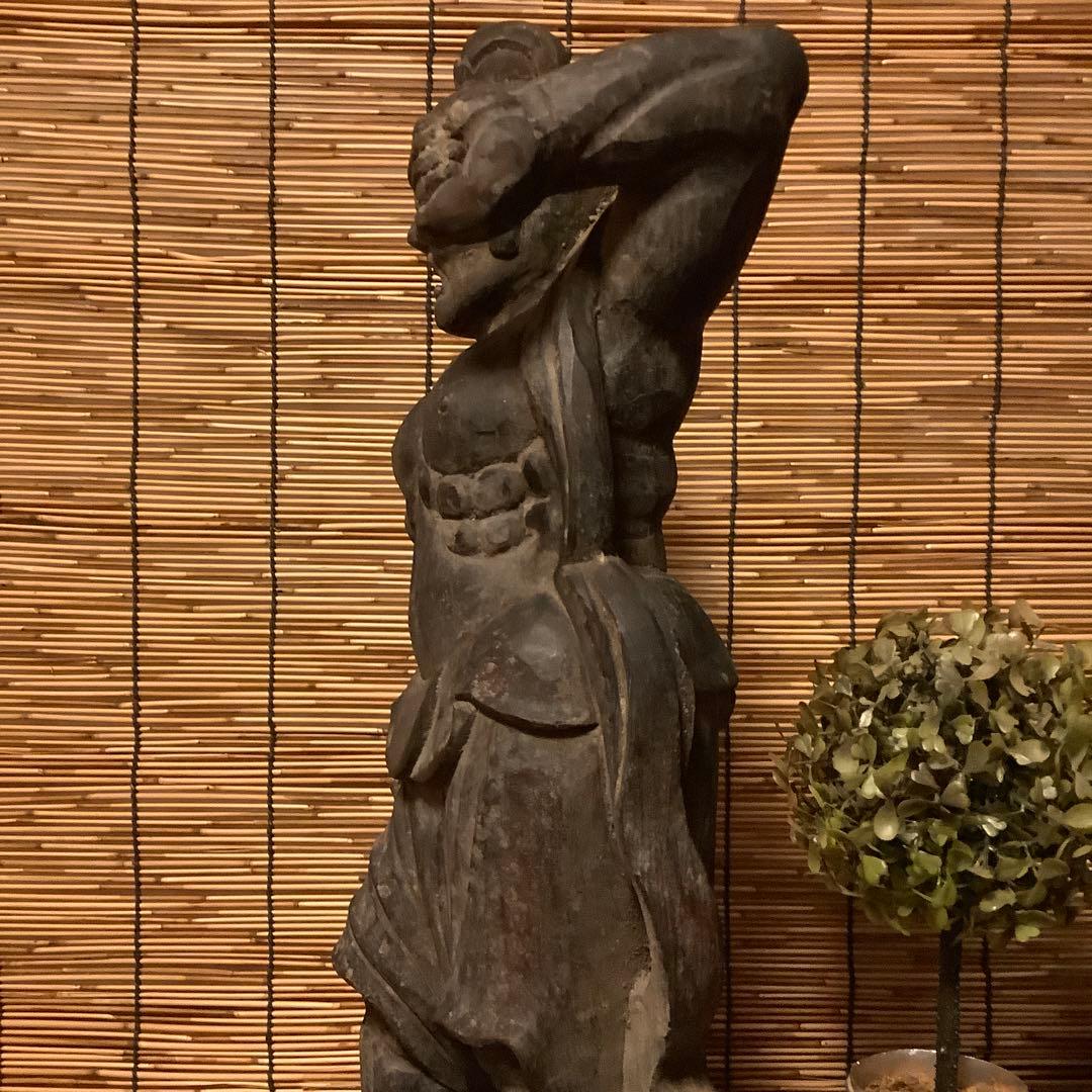 コダック様keep江戸期・護法善神「仁王・那羅延金剛像」金剛力士・守護神・特大