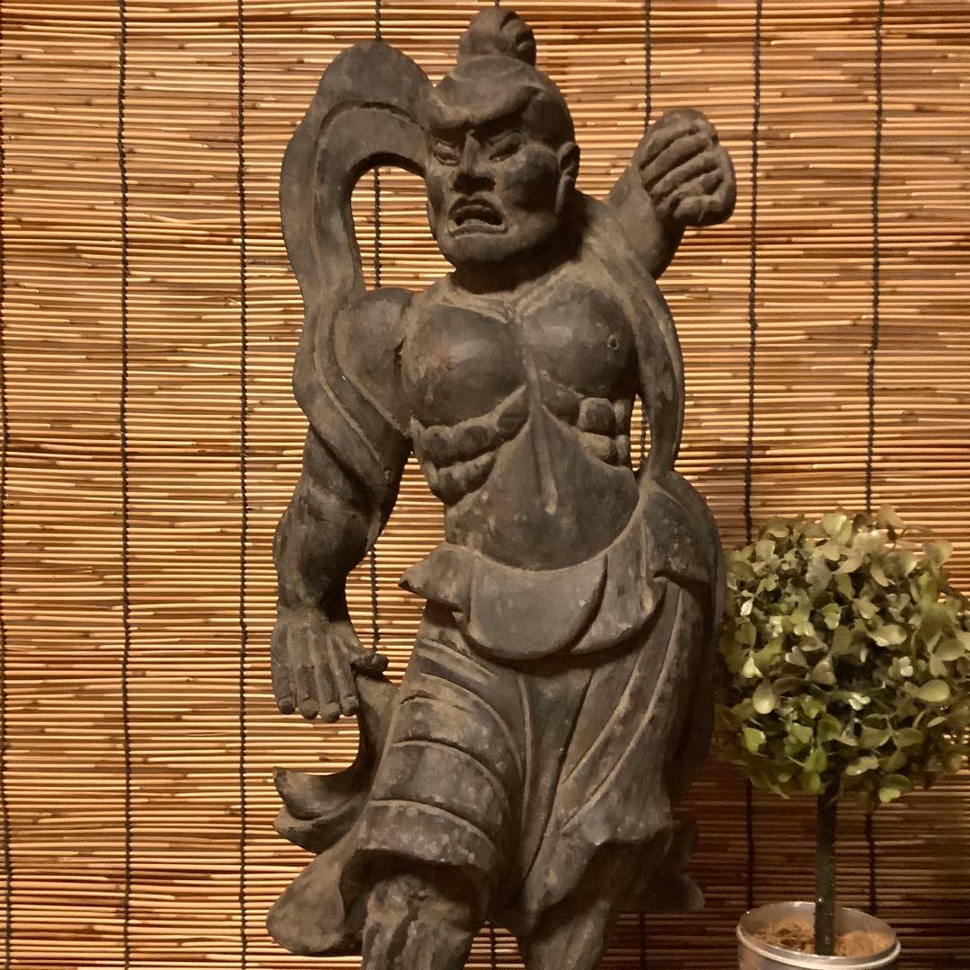 コダック様keep江戸期・護法善神「仁王・那羅延金剛像」金剛力士・守護神・特大