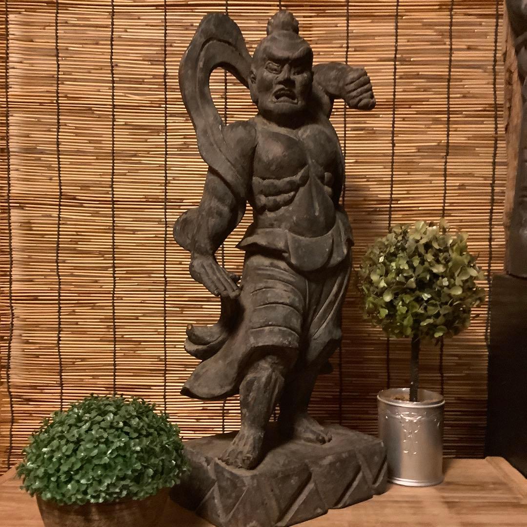 コダック様keep江戸期・護法善神「仁王・那羅延金剛像」金剛力士・守護神・特大