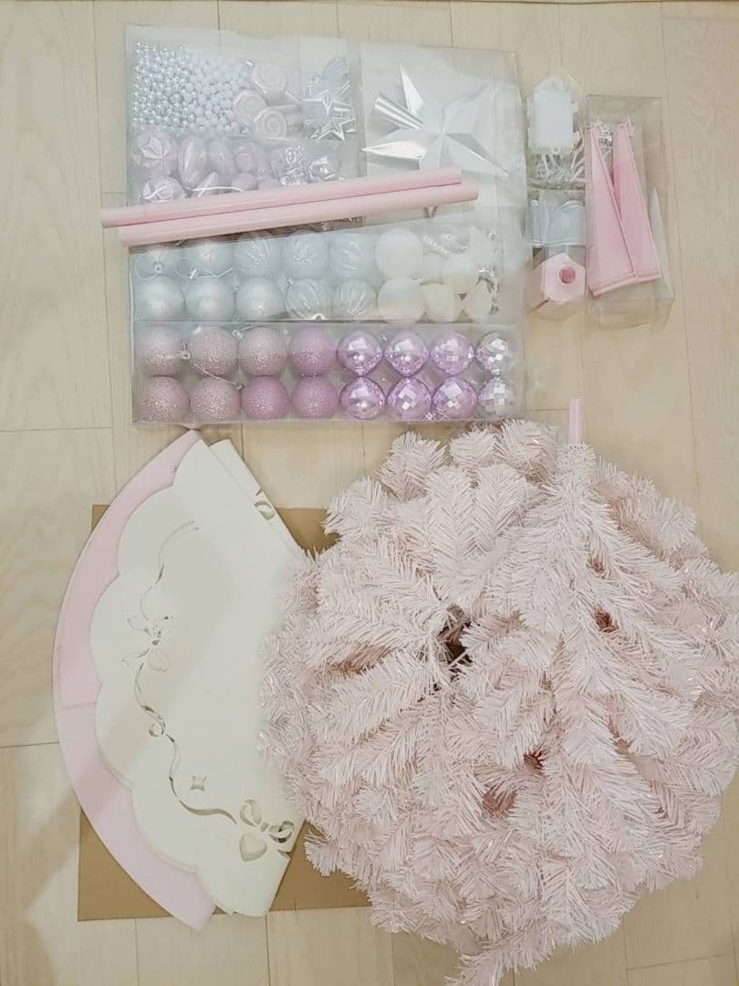 フランフラン クリスマス スターターセット ピンク 150cm