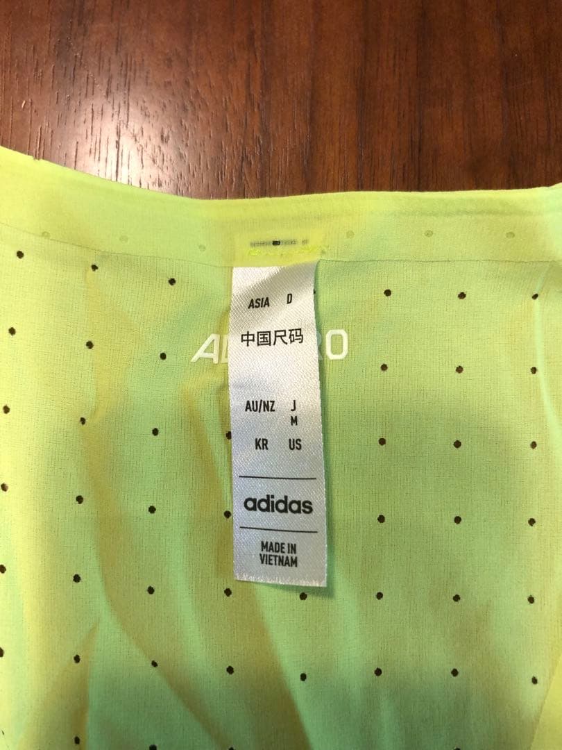 【1回使用】アディダス アディゼロ 陸上 シングレット スパッツ（M、Lサイズ）